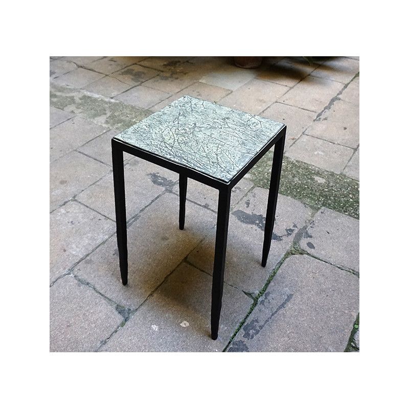 EMPREINTES Green side table by ICI ET LÀ