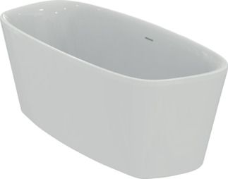 Dea Freestanding bath 1700x755x610 mm, no tap hole, with overflow, no waste by Ideal Standard