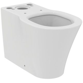 Connect Air Close-coupled back-to-wall bowl 360x650x400 mm, Washdown, horizontal outlet by Ideal Standard