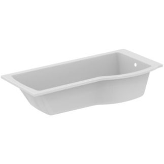 Tempo Special shaped bath 1690x795x540 mm, no tap hole, with overflow, no waste by Ideal Standard