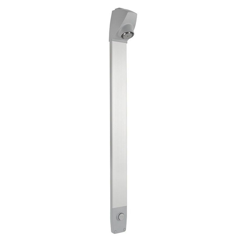 SLIM self closing shower panel with push button by IDRAL
