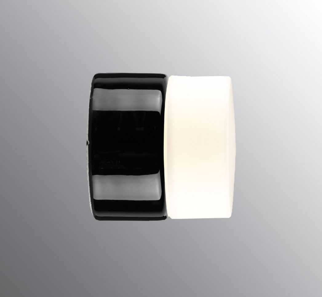 Opus 100/100 Sauna - Matt opal glass, Black by Ifö Electric