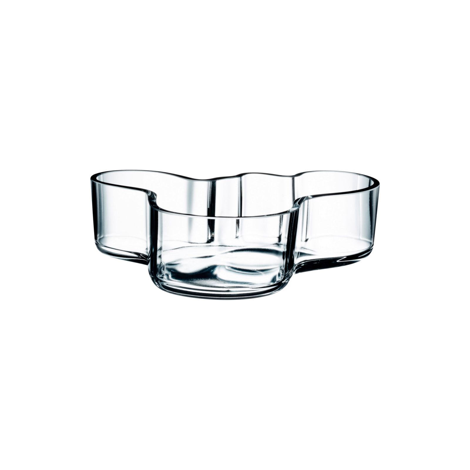 Alvar Aalto Collection bowl 195x50mm clear by Iittala