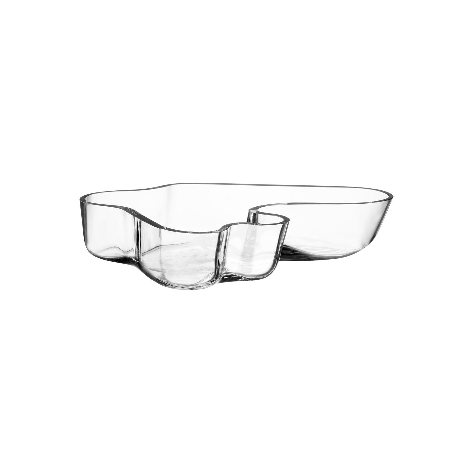 Alvar Aalto Collection bowl 262x50mm clear by Iittala