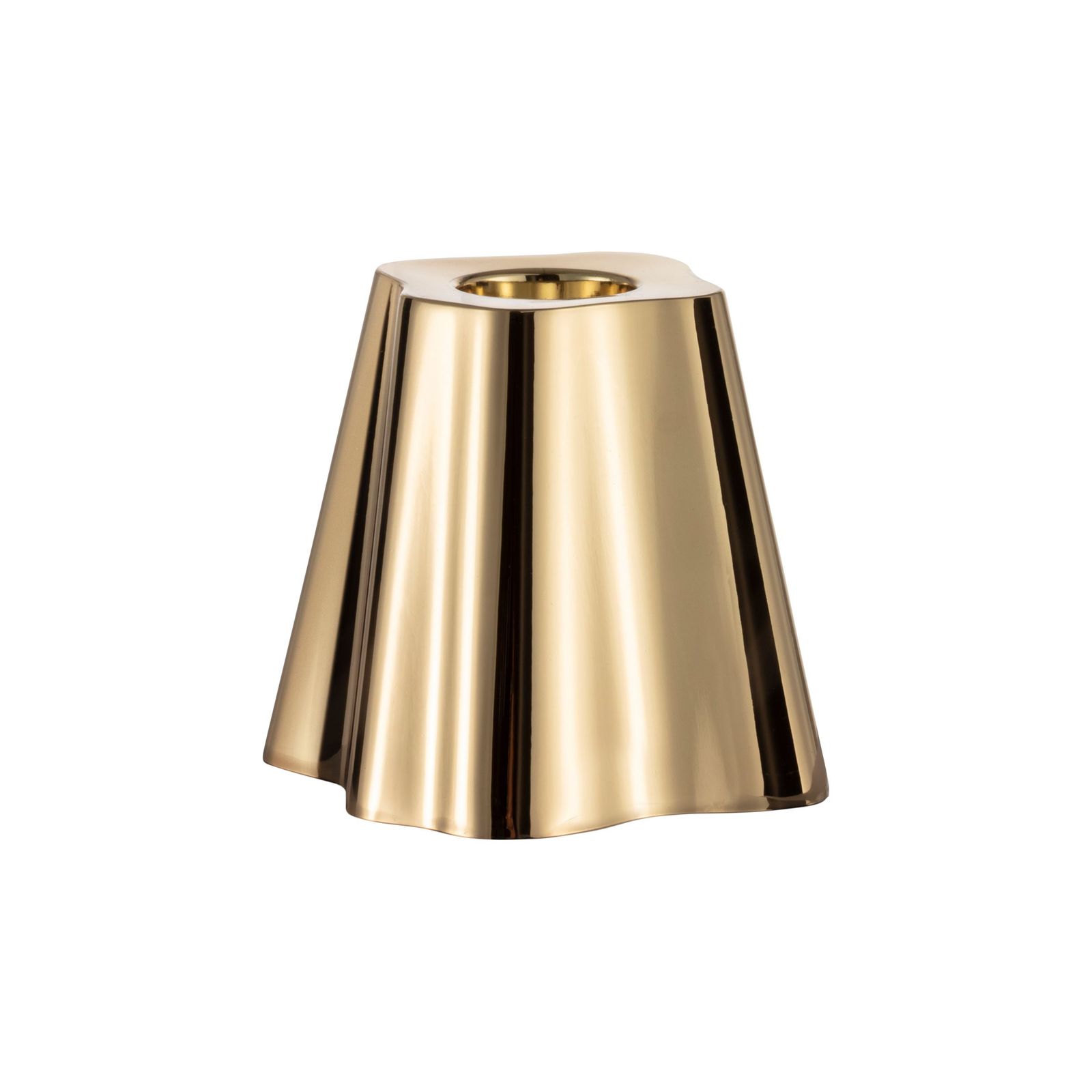 Alvar Aalto Collection candleholder 65mm brass by Iittala