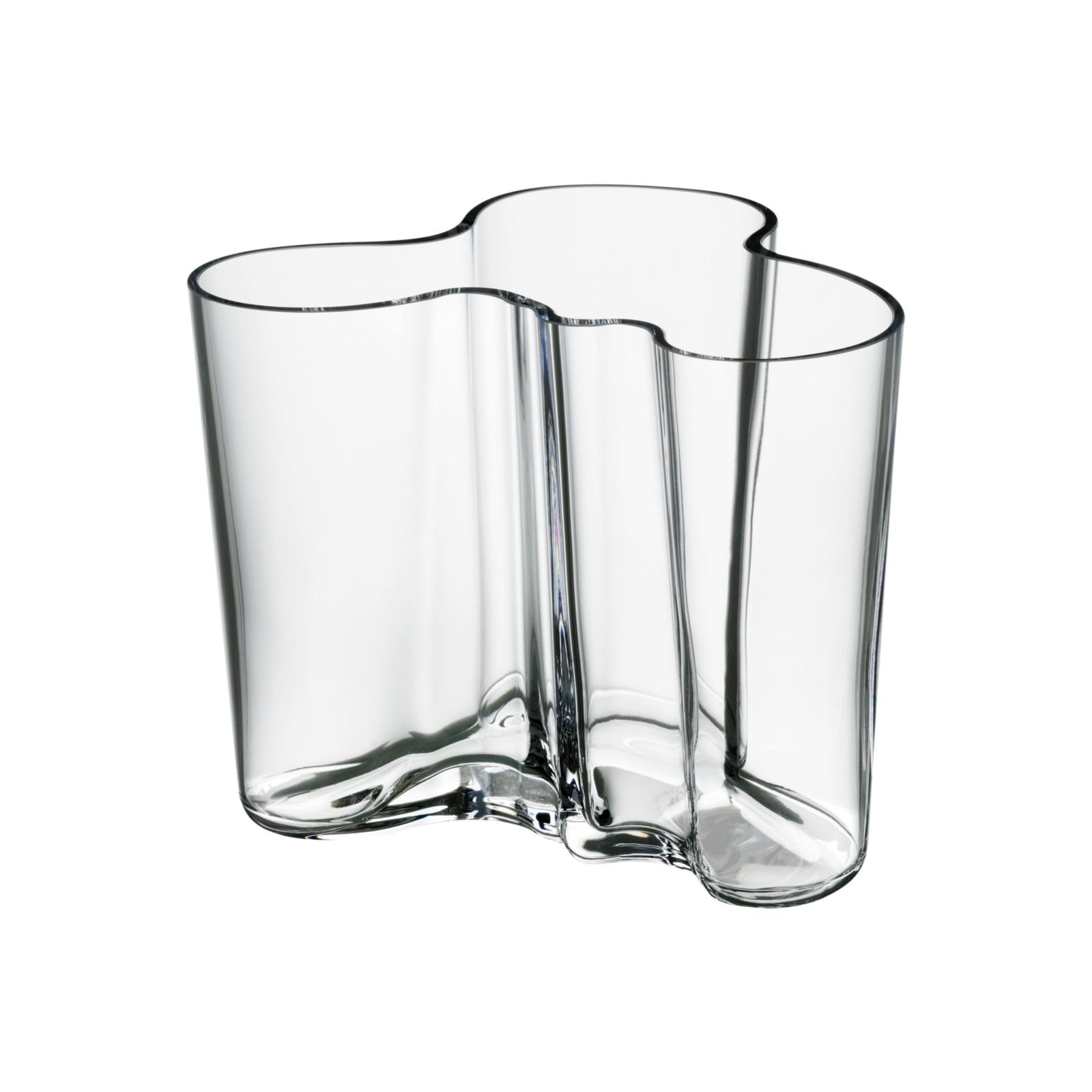 Alvar Aalto Collection vase 120mm clear by Iittala
