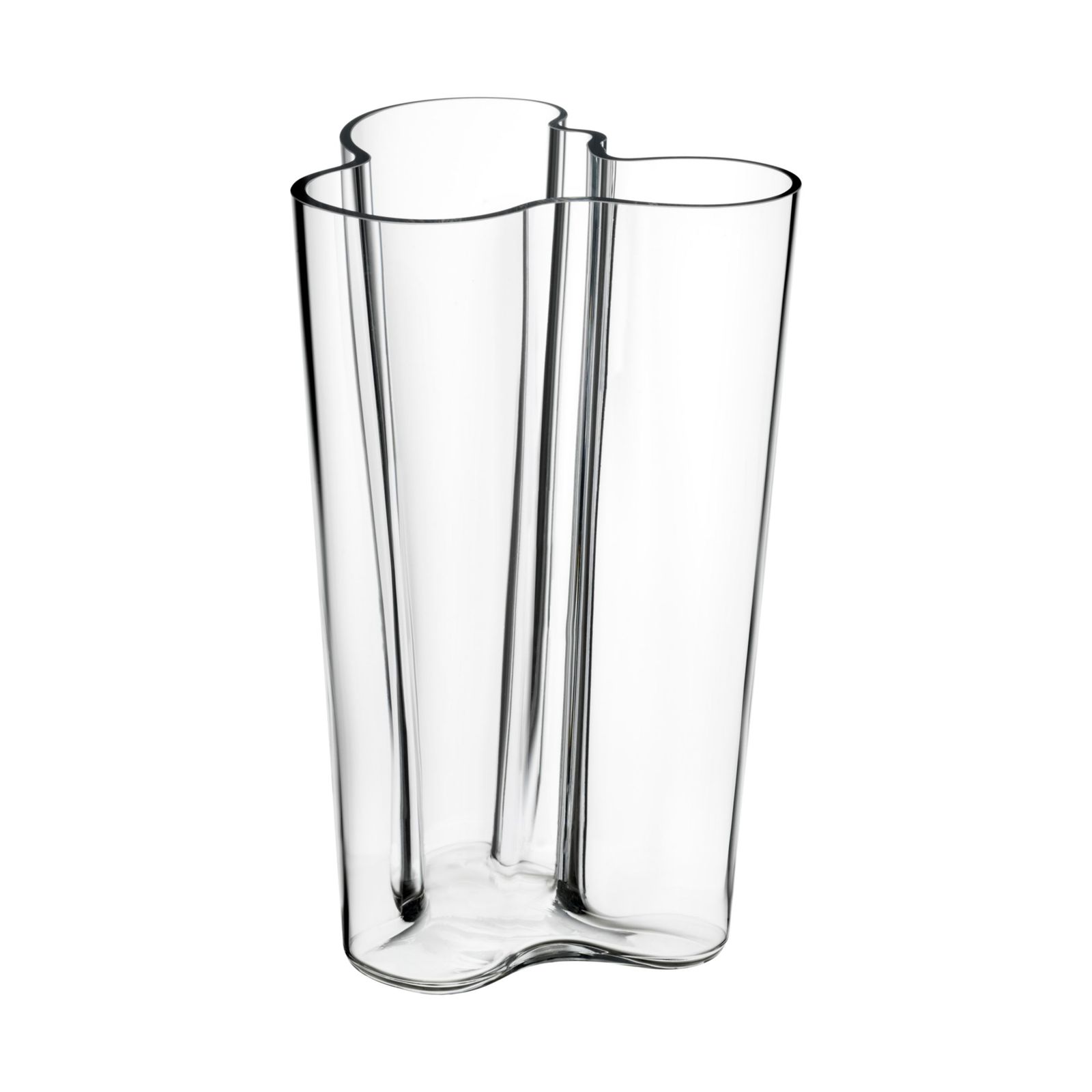 Alvar Aalto Collection vase 251mm clear by Iittala