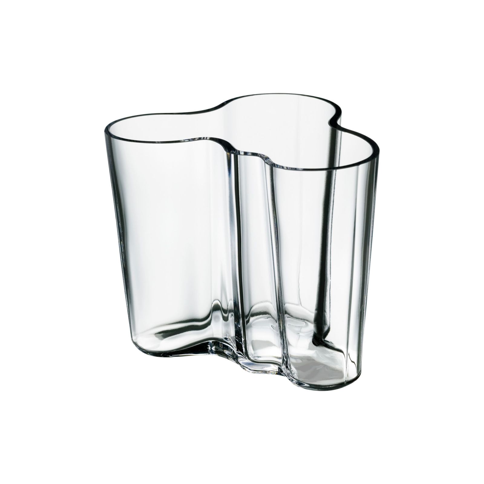 Alvar Aalto Collection vase 95mm clear by Iittala
