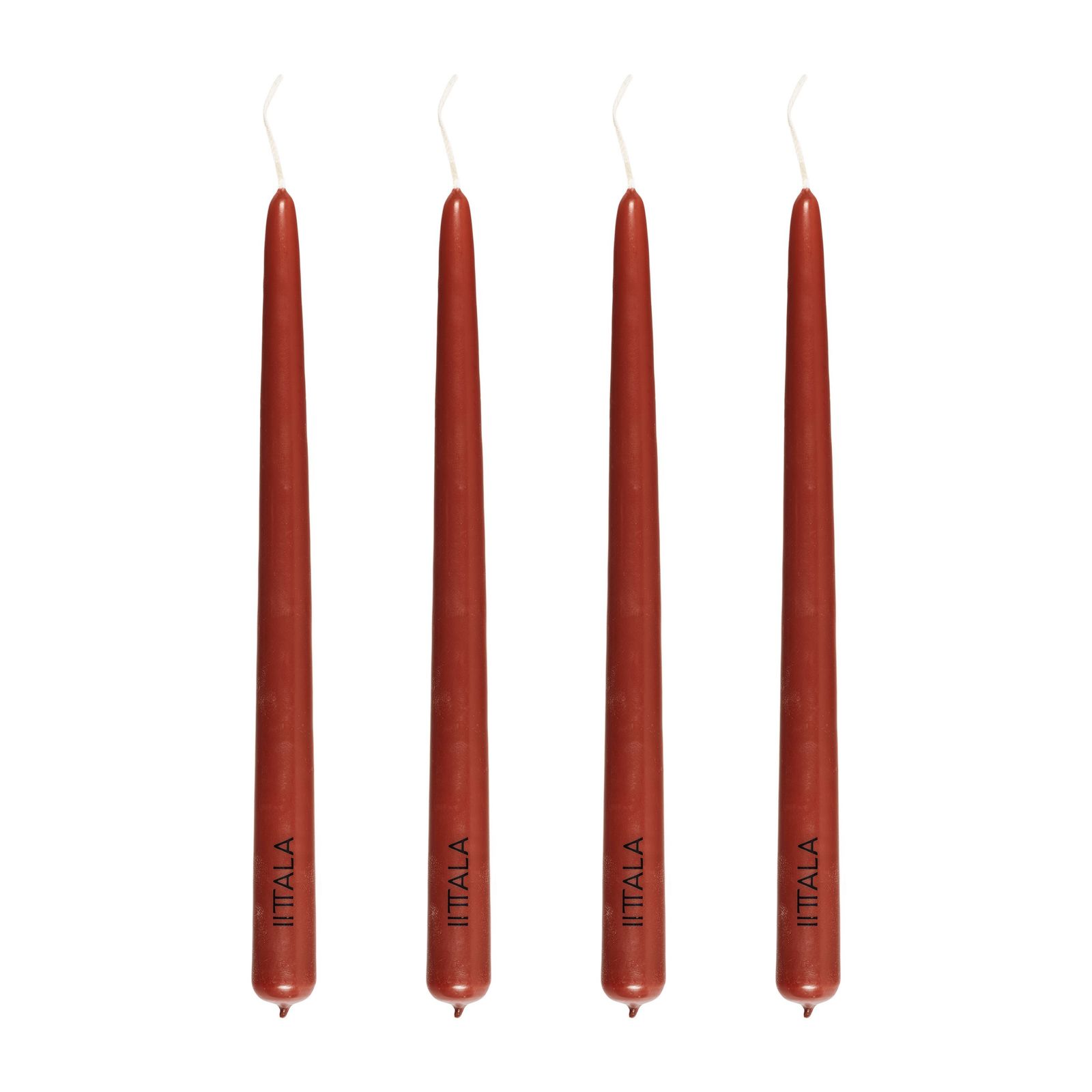Iittala taper candle 28 cm fire 4-pack by Iittala
