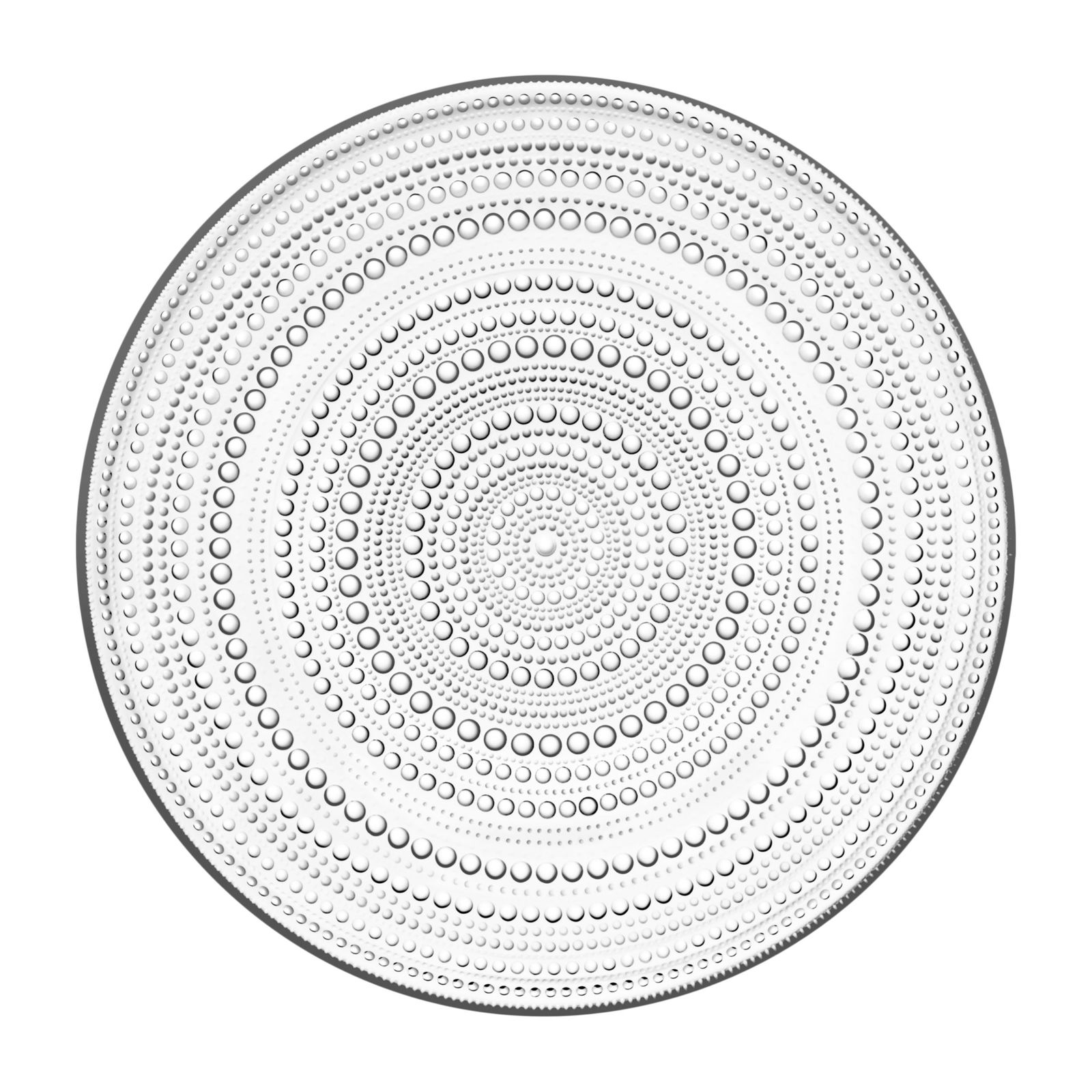 Kastehelmi plate 315mm clear by Iittala