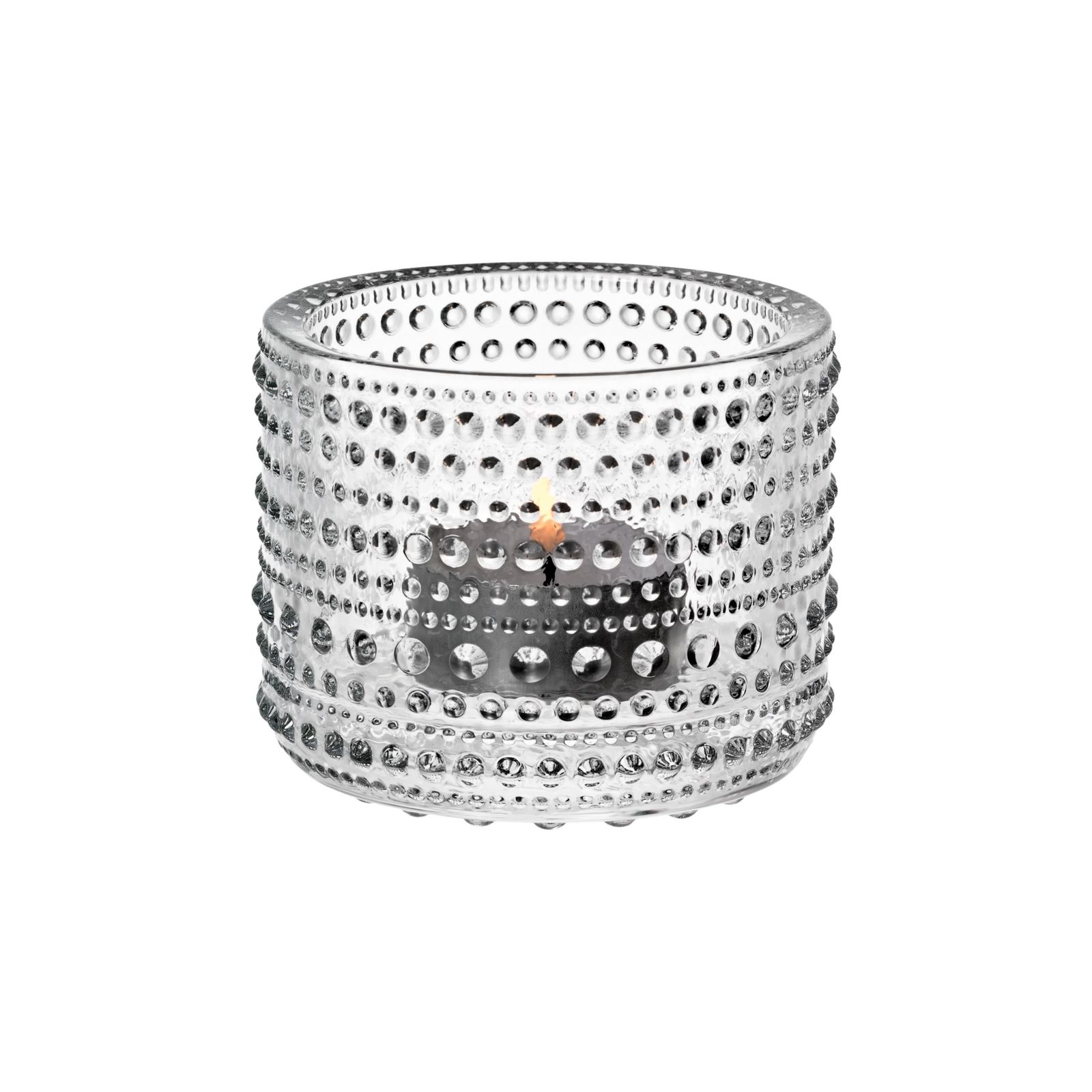 Kastehelmi tealight candleholder 64mm clear by Iittala