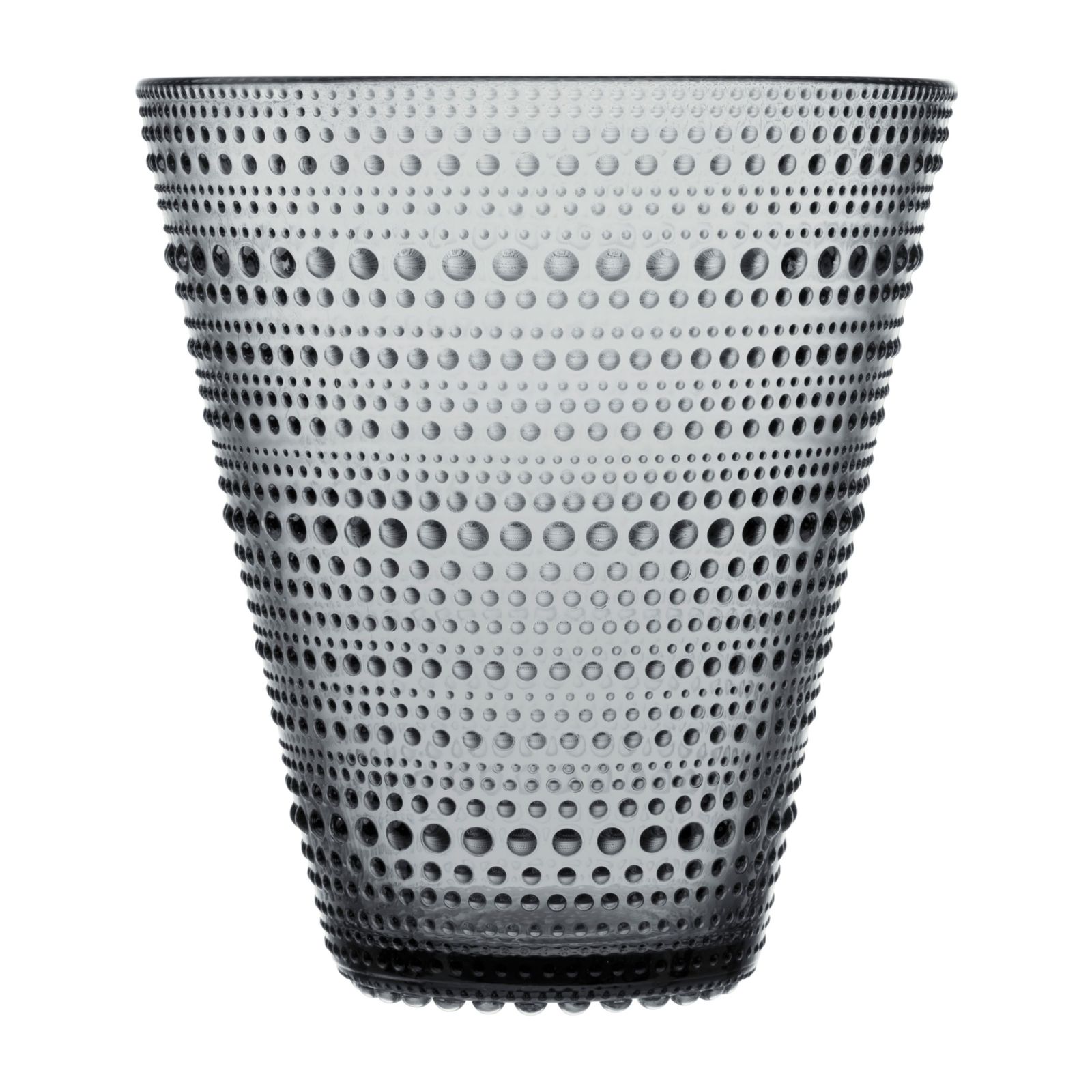 Kastehelmi vase 154mm grey by Iittala