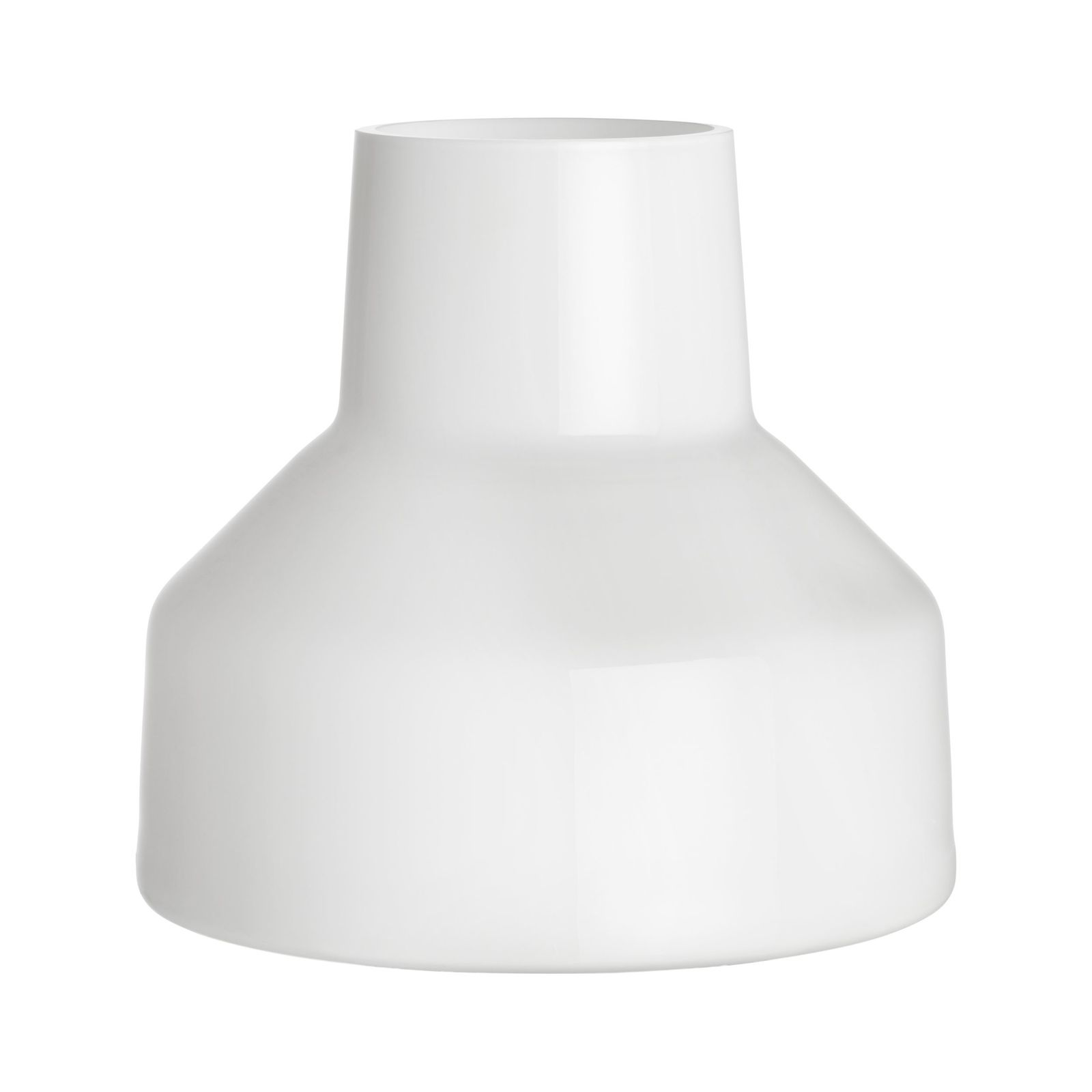 Solare vase low 220x200mm white by Iittala