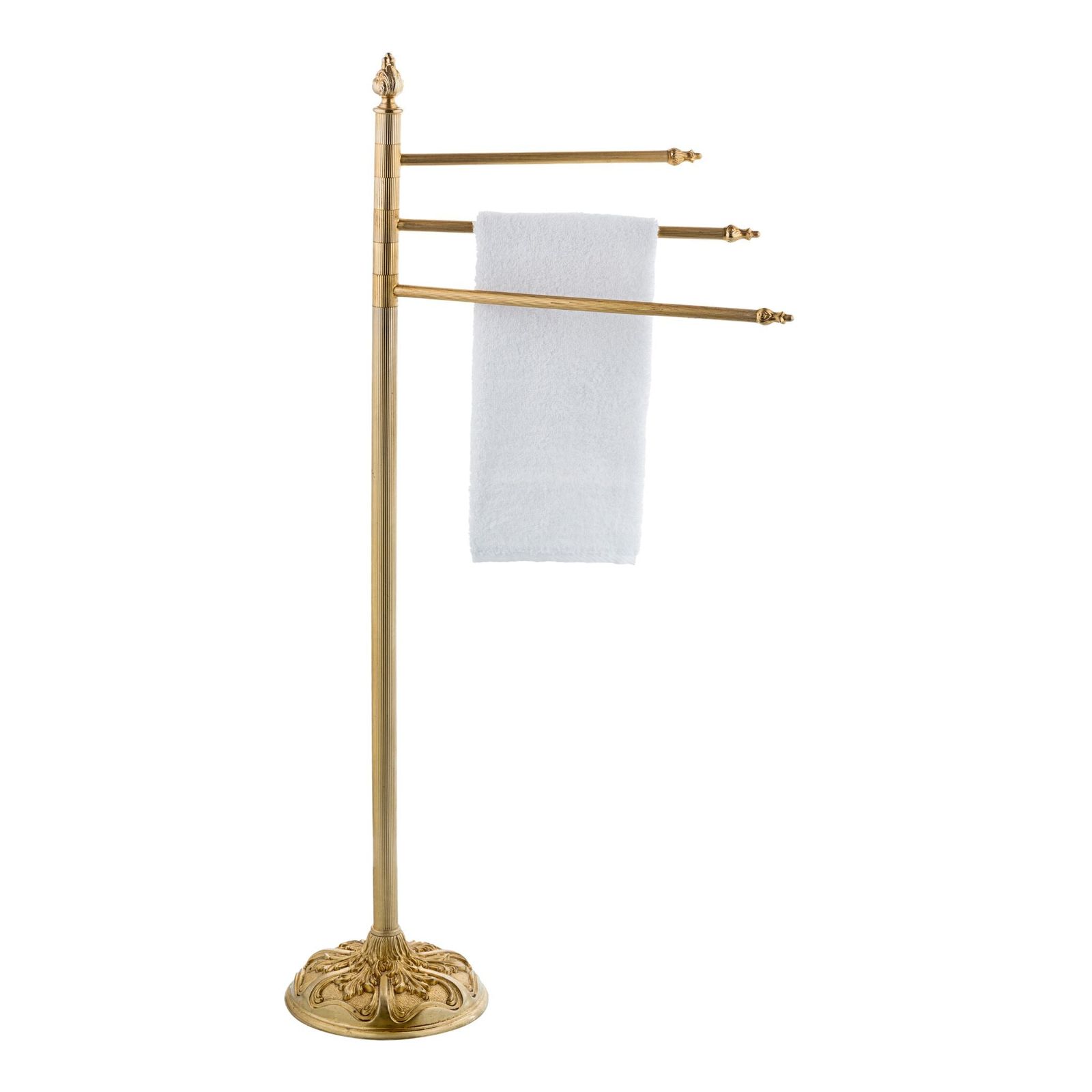 Brera floor towel holder by Il Bronzetto