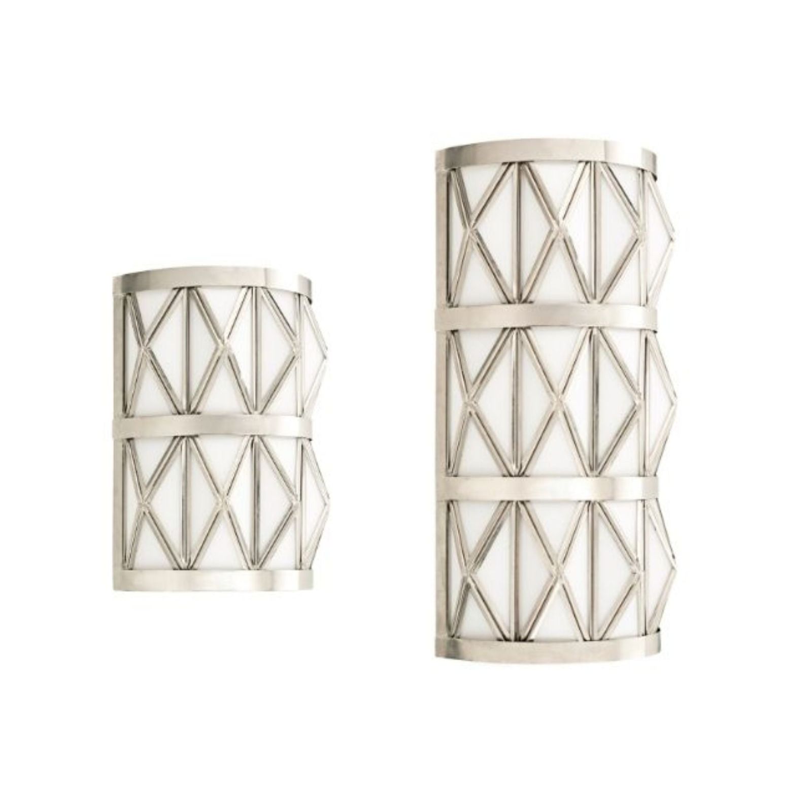 Geometria Origami three tier wall light by Il Bronzetto