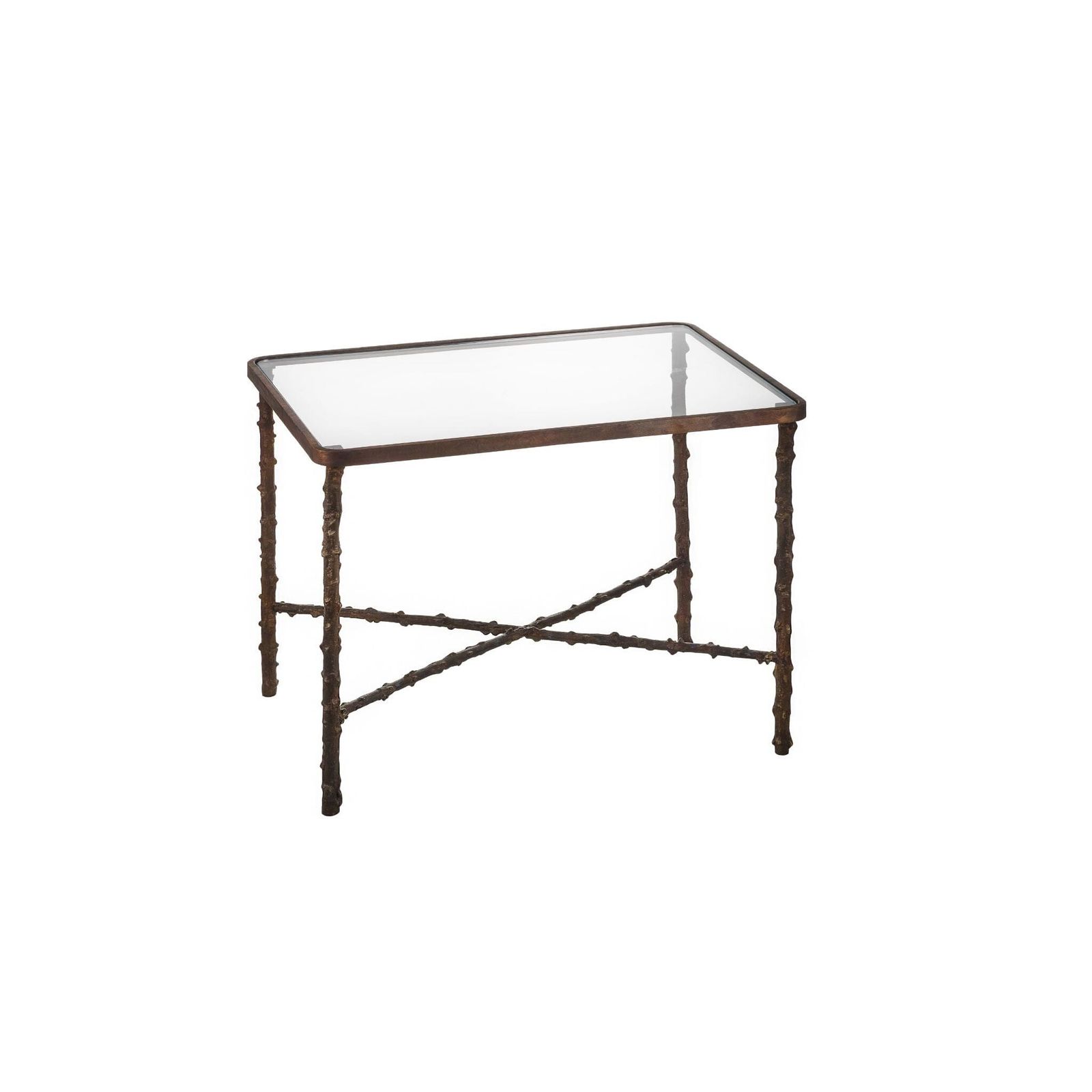 Rosa canina rectangular table by Il Bronzetto
