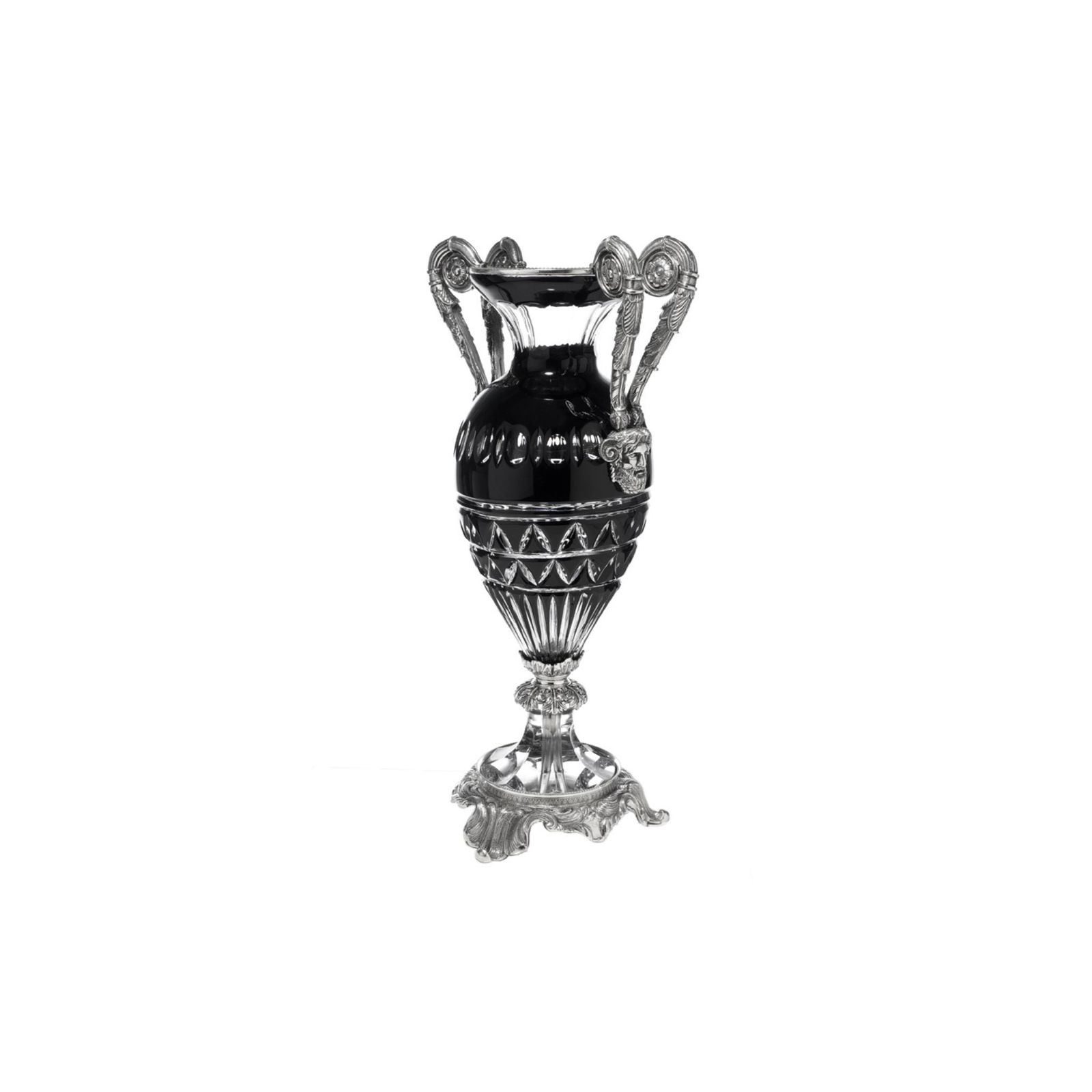 Reggia Barberini amber&blue amphora by Il Bronzetto
