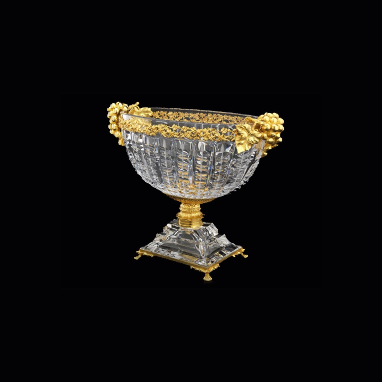 Reggia Colonna clear vase by Il Bronzetto