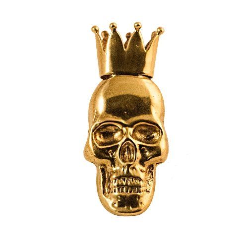 Frankenstein Igor – skull brass knob by Il Bronzetto