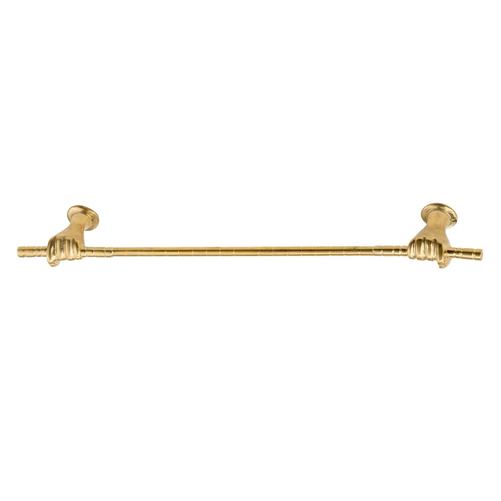 Frankenstein Grasp – hand brass knob by Il Bronzetto