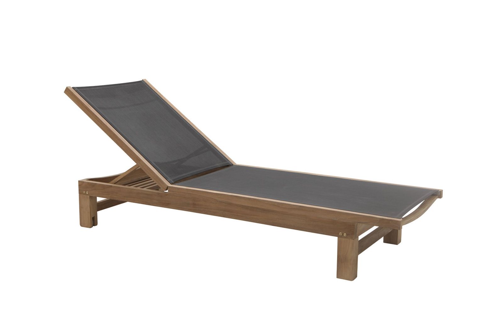 Sunlounger with wheels Macao by Il Giardino di Legno