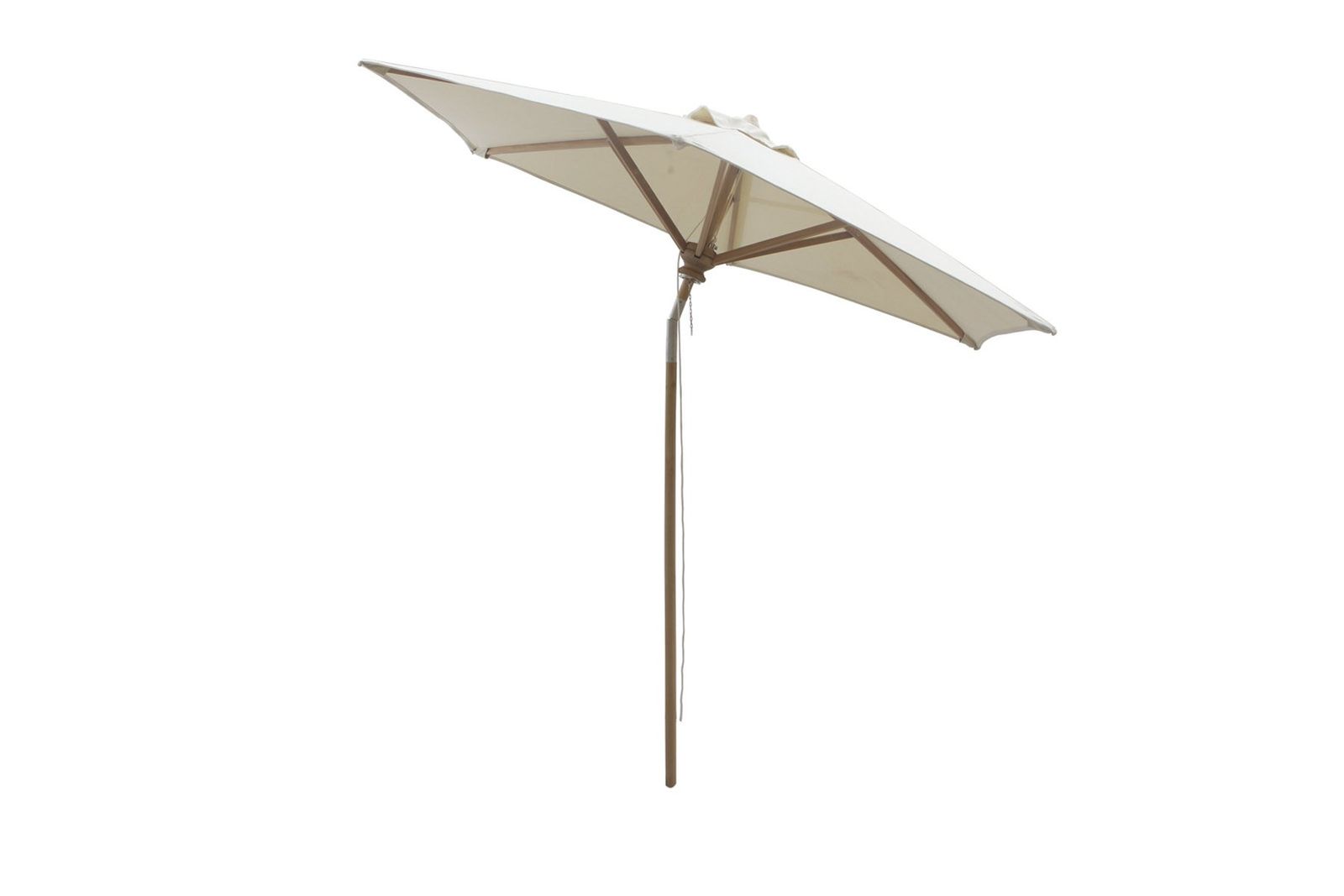 Round central wooden post parasol with tilt, dia. 250cm Parà - Ombrelloni by Il Giardino di Legno