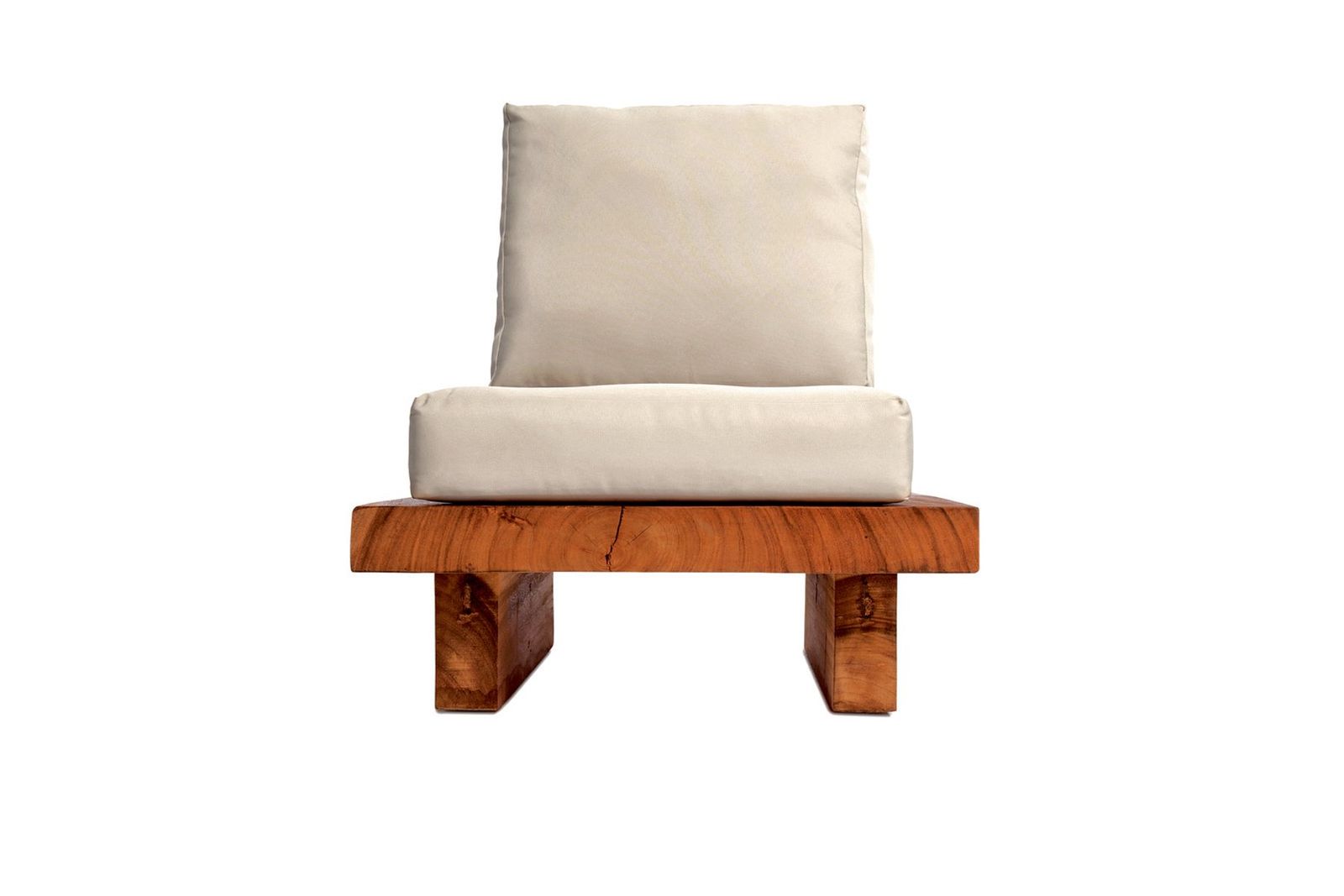 Low dining chair / Loungechair Suar by Il Giardino di Legno