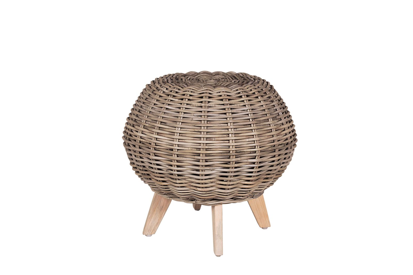 Tara Rattan Stool by Il Giardino di Legno