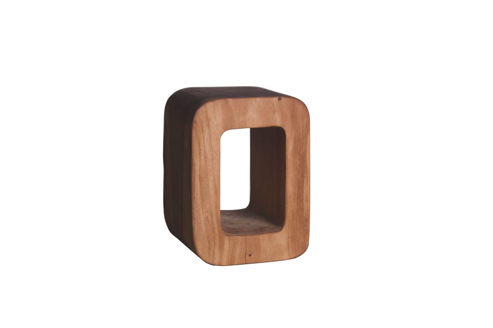 Side table letter O / Stool Suar by Il Giardino di Legno