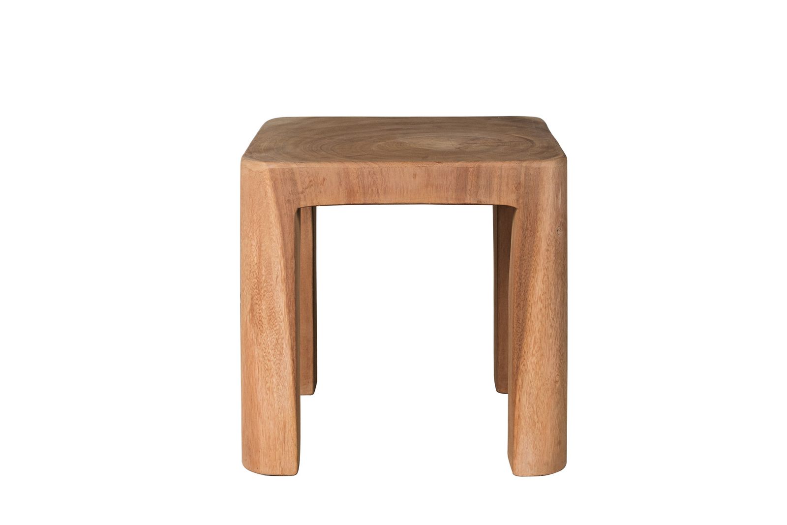 Suar Square Side Table by Il Giardino di Legno