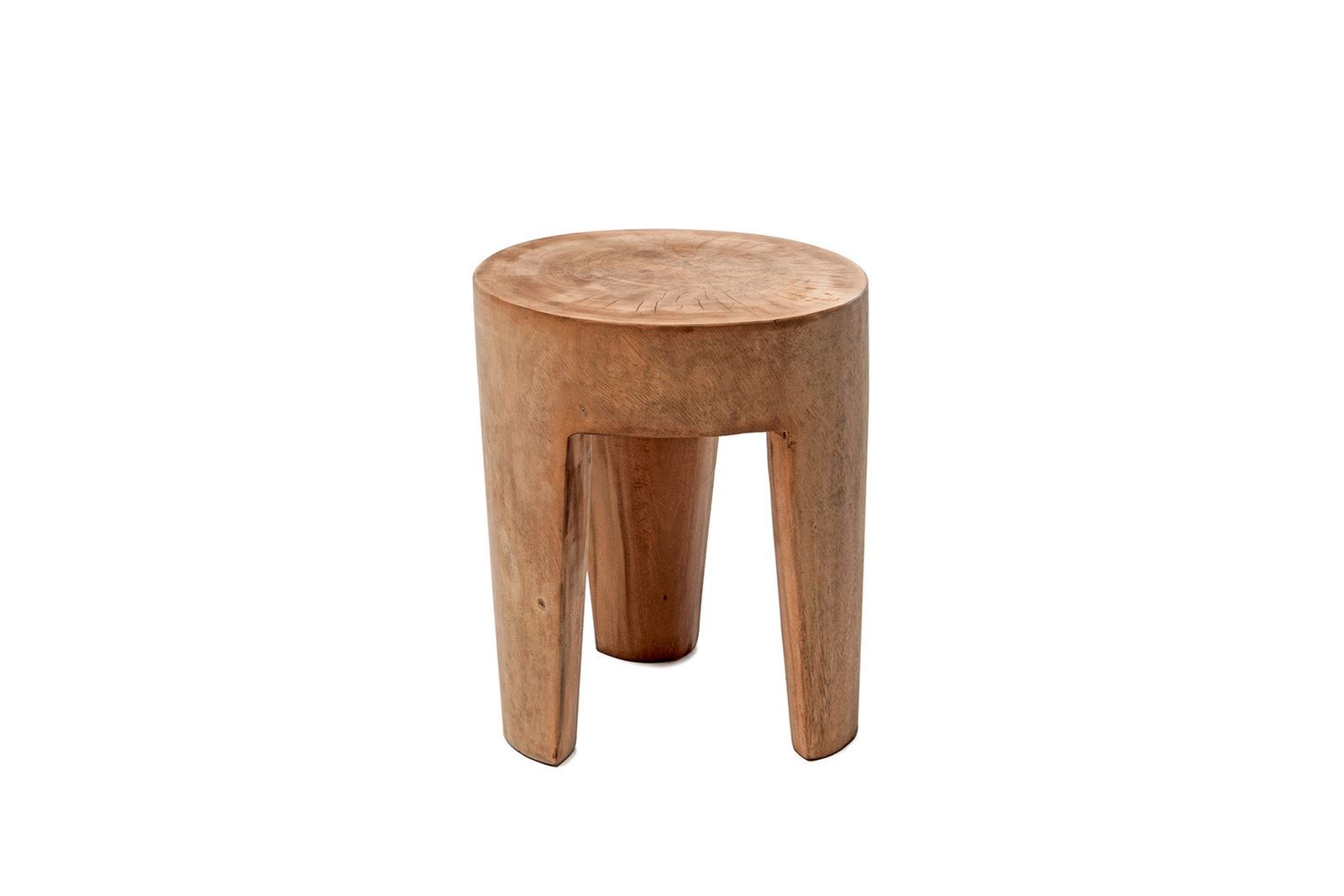 Round side table / Stool Suar by Il Giardino di Legno
