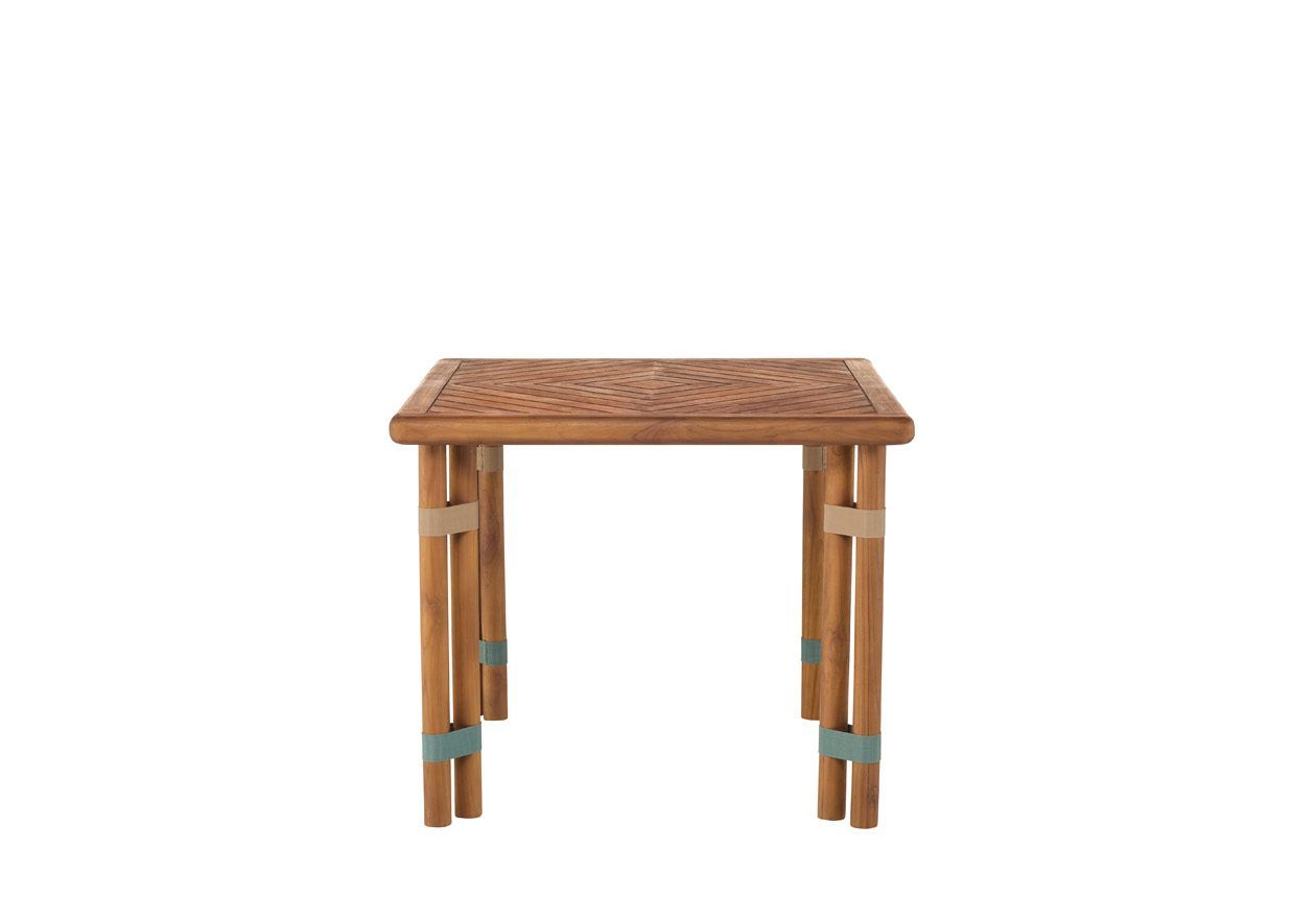 Square Side Table Lignes by Il Giardino di Legno