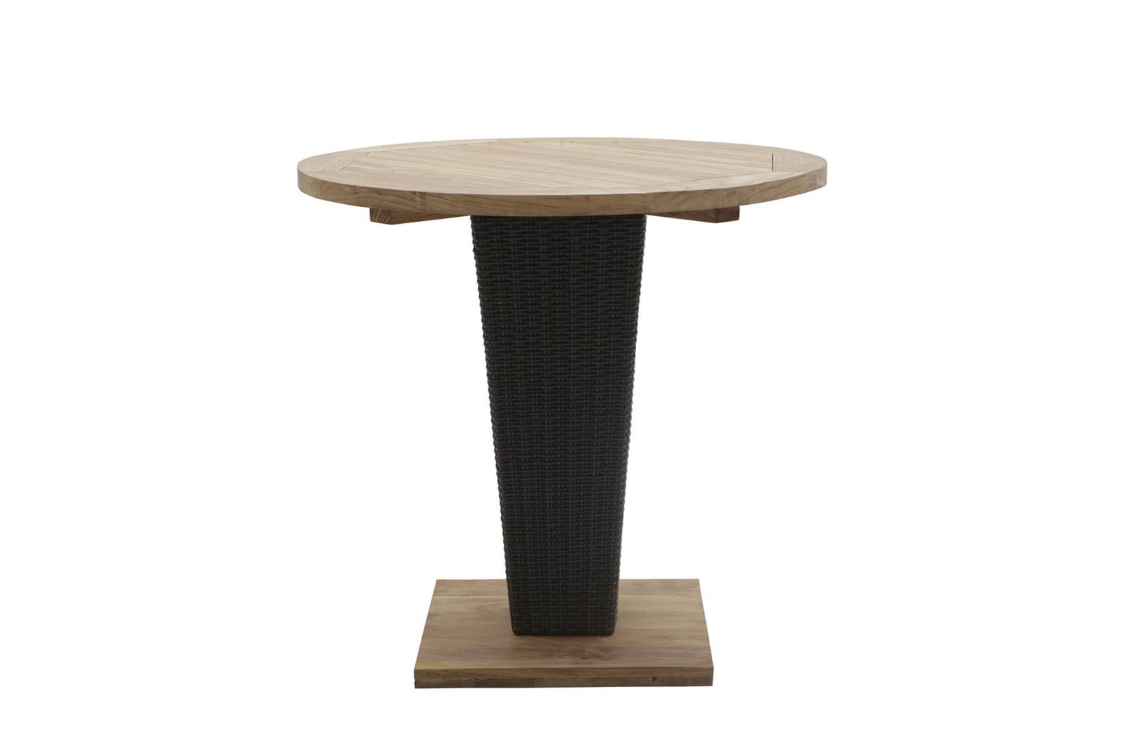 Round single leg dining table Sentosa by Il Giardino di Legno
