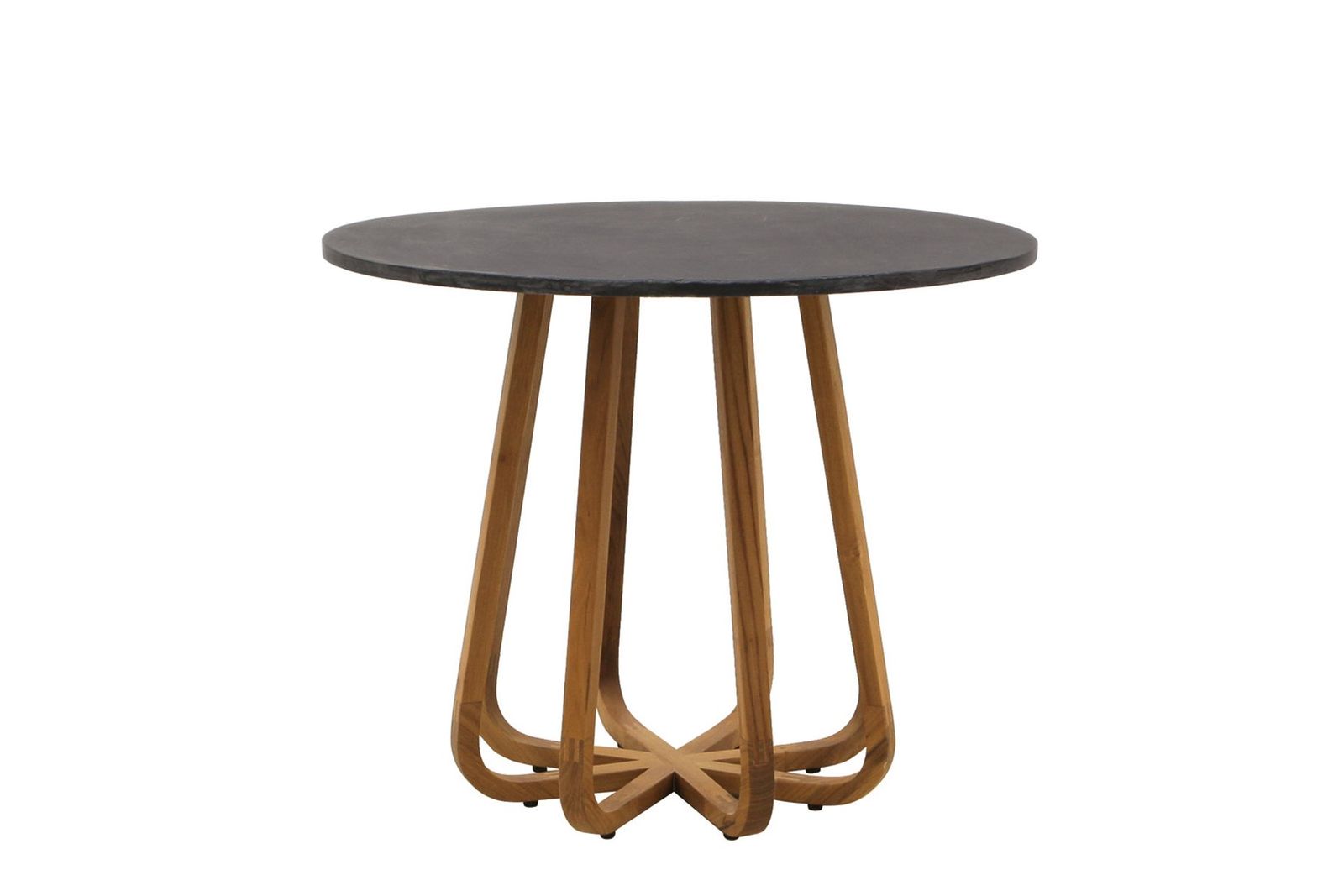 Stone top round dining table Emily by Il Giardino di Legno