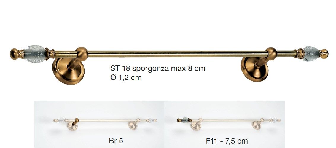 Curtain Rods Classic ST18 by Il Paralume Marina
