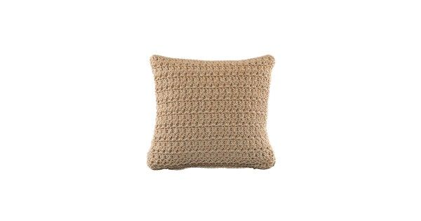 Cushion crocheted both sides - 40*40 / 45*45 - 3mm "BB" - Earth by Ilektras Croshade