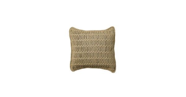 Cushion crocheted both sides - 40*40 / 45*45 - 3mm "Web" - Earth by Ilektras Croshade