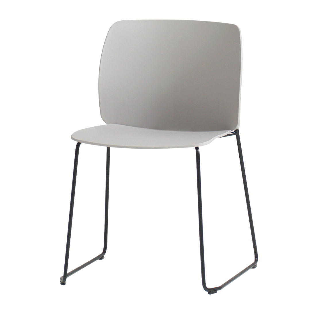Aryn Max Chair with sled frame (polypropylene seat & back) by INCLASS