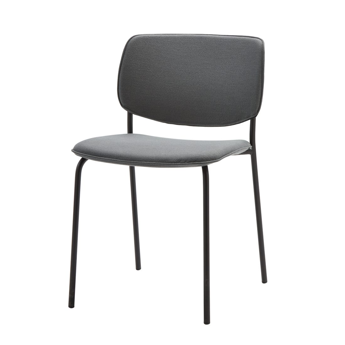 Aryn Wood Chair with 4 leg frame (upholstered seat & back) by INCLASS