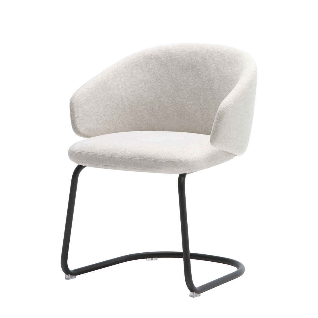 Binar 60 Armchair with low back and cantilever base by INCLASS