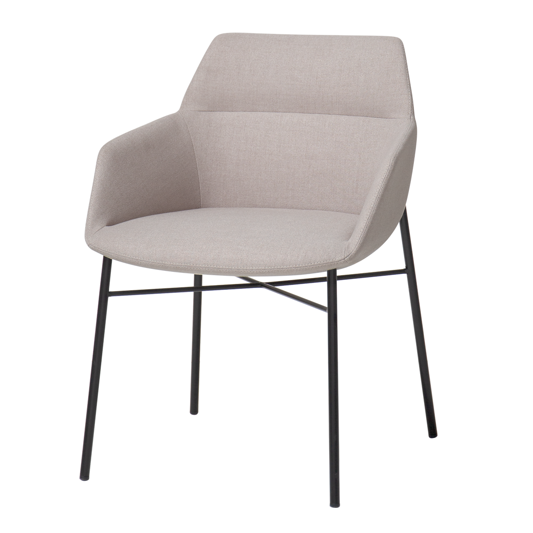 Dunas Xs Armchair with 4 leg frame by INCLASS