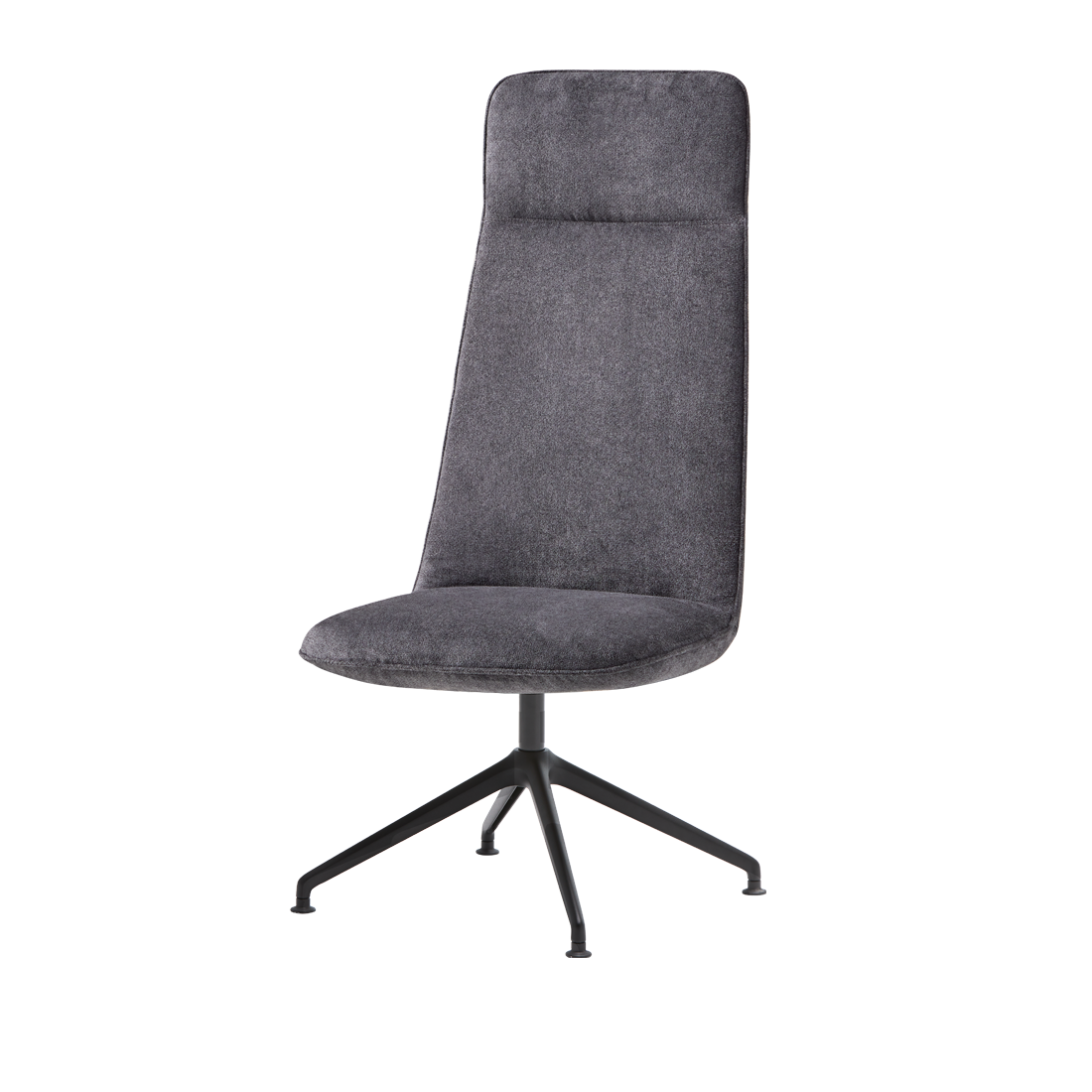 Kori Chair with high back (4 spoke aluminum swivel base) by INCLASS