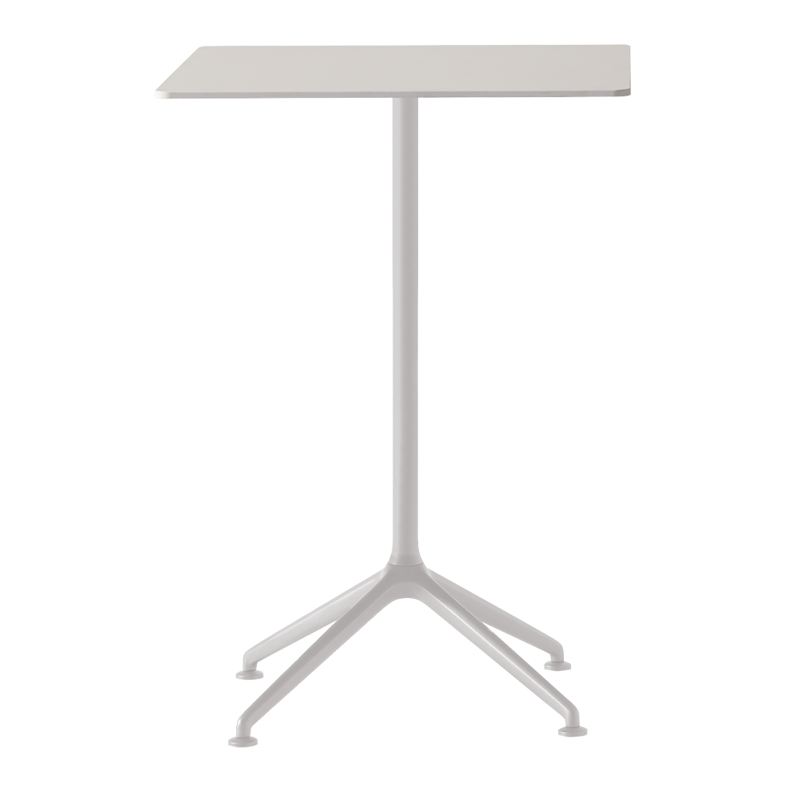 Lex Table h.103cm colour W01 with square tabletop by INCLASS
