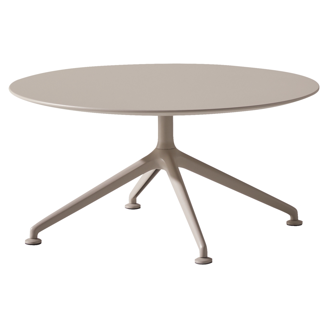 Lex Table h.38cm in colour M82 with round tabletop by INCLASS