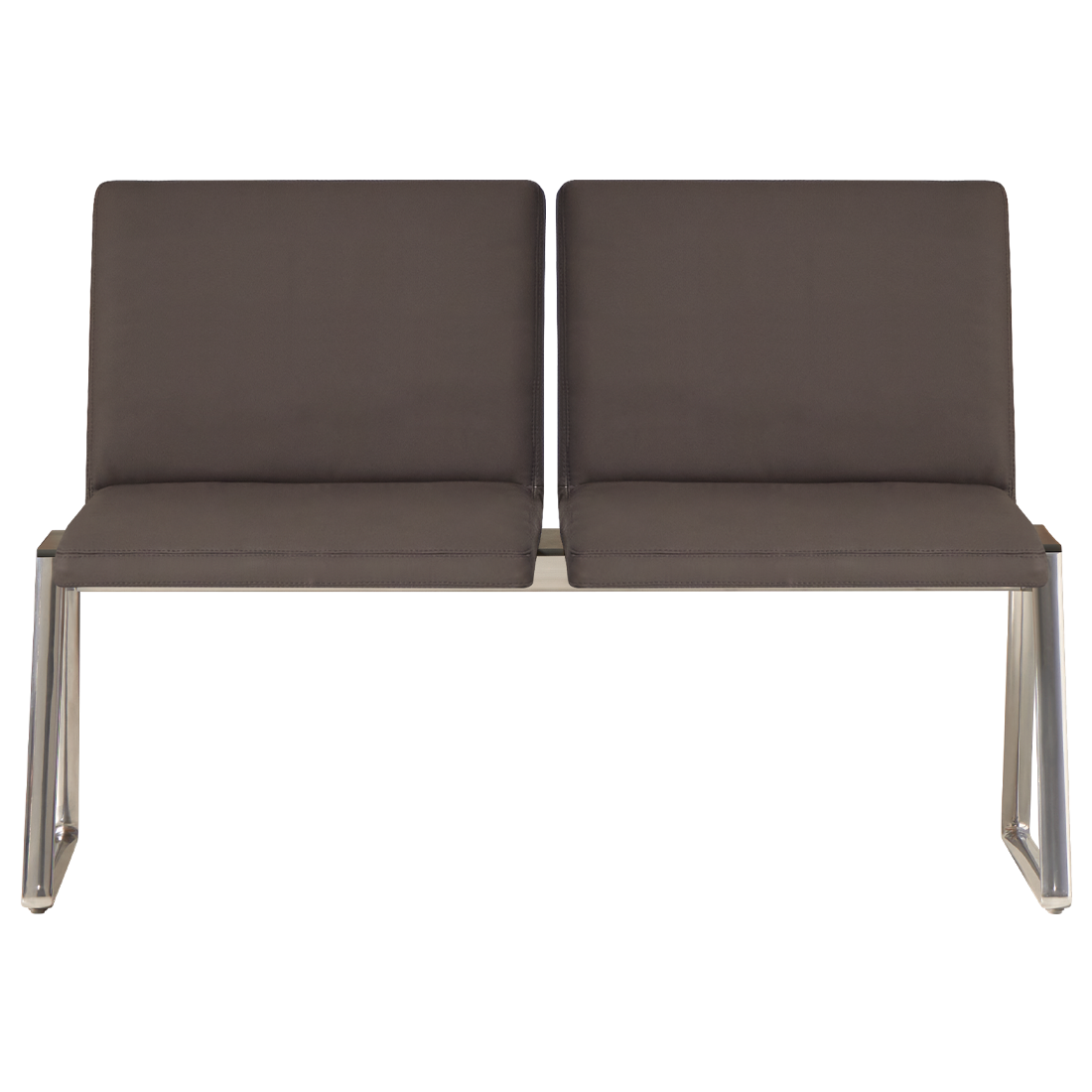 Lin Tapiz LIN0720 + LIN1020 + LIN0140TA 2 seater bench with fully upholstered mono-shells by INCLASS