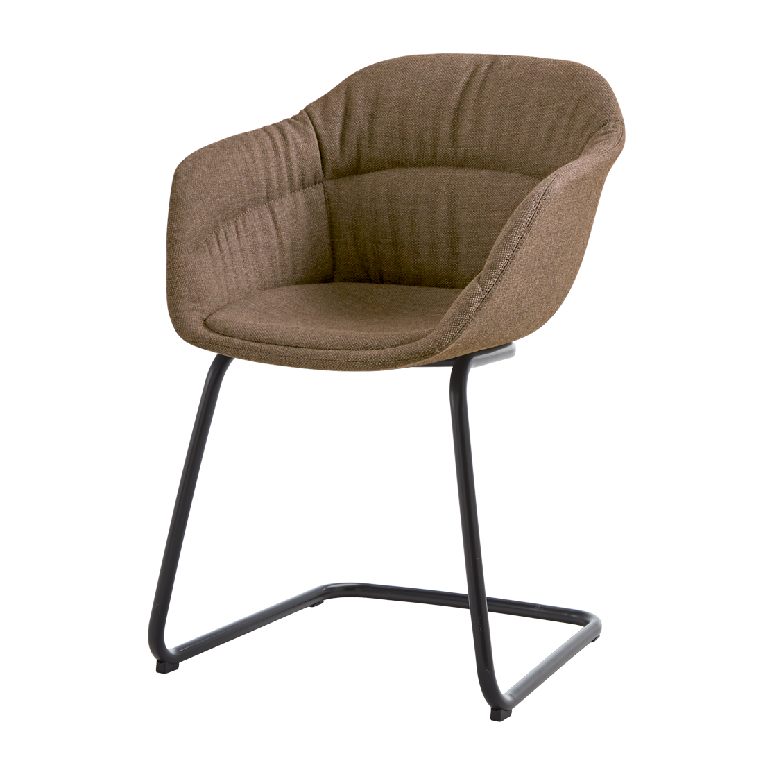 Taia Armchair with cantilever base (soft upholstered seat shell) by INCLASS