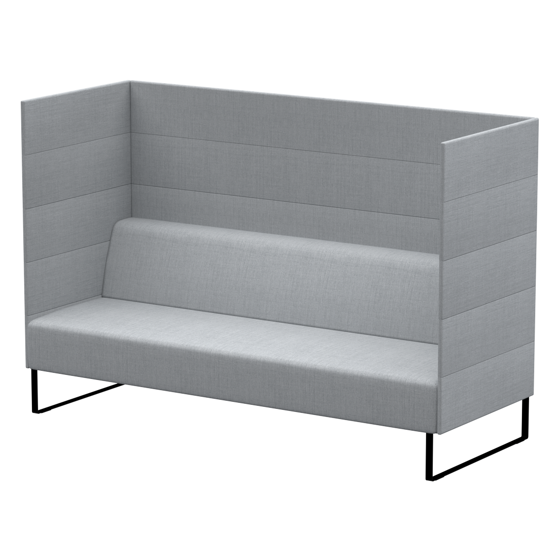 Tetris Sofa with privacy screen (3 sides) by INCLASS