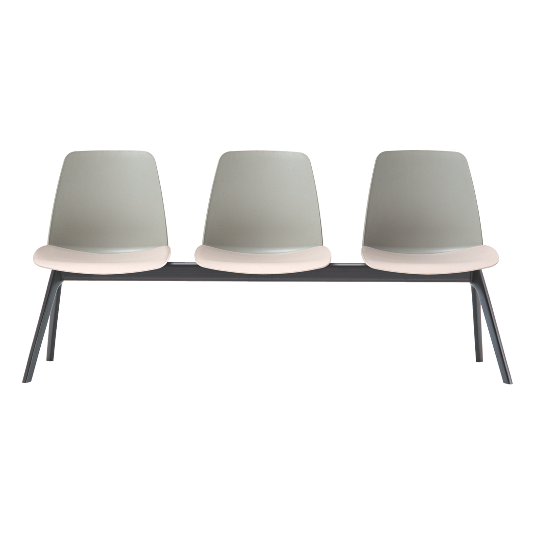 Unnia 3 seater bench frame with legs by INCLASS