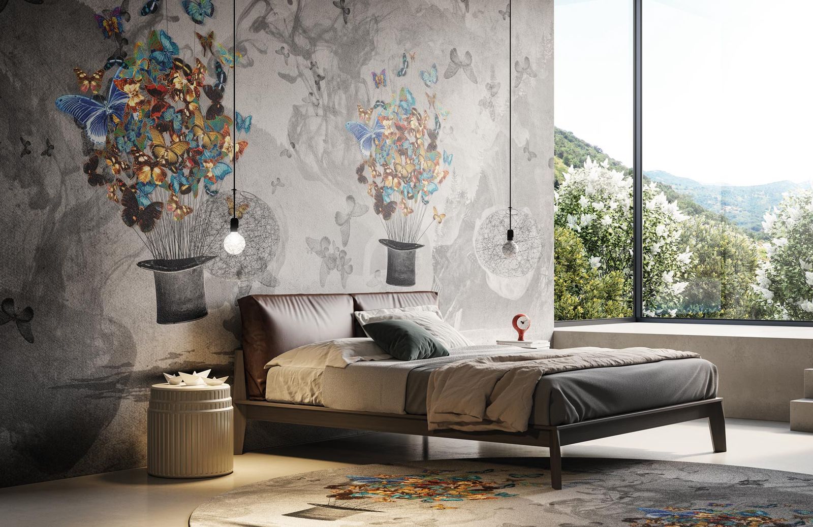 Butterfly Wallpaper for walls Fly Cap by Instabilelab