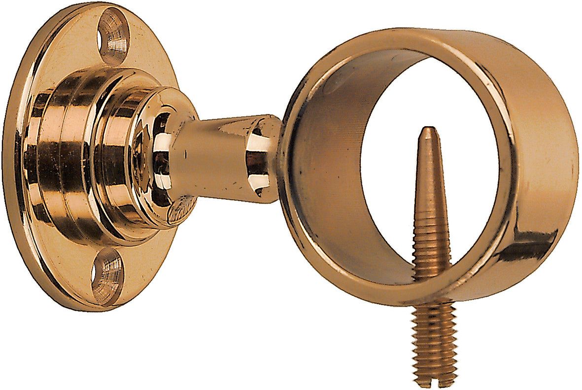 Seilhalter Messing mit Schraublöchern Brüniert, Verchromt, Vernickelt by Iserlohner Haken